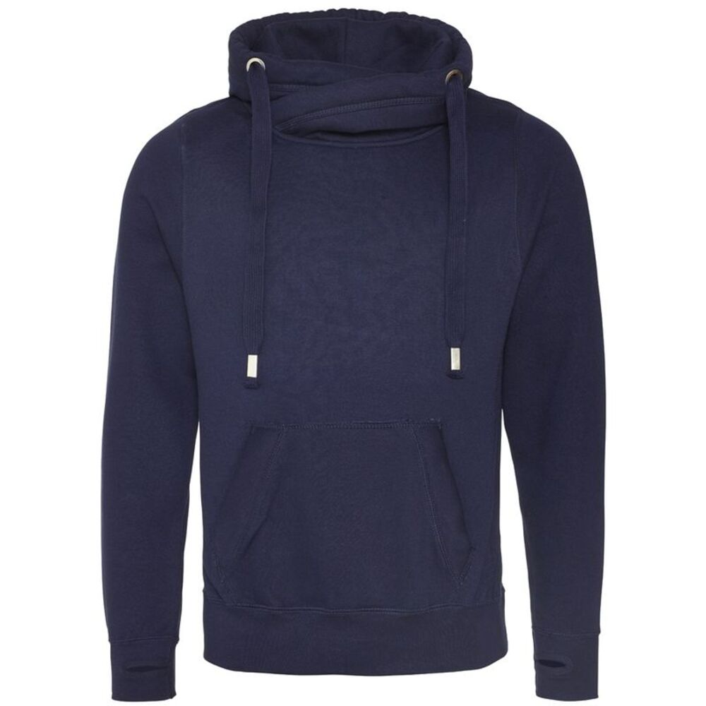 Awdis Unisex Adult Cross Neck Hoodie / Oxford Navy